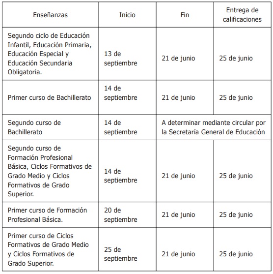 calendario escolar 2017-18
